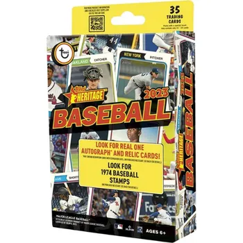 Sběratelská karetní hra 2023 Topps Heritage Baseball Hanger Box