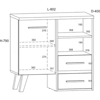 Komoda Komoda Nordis 02