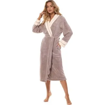 Dámský župan LaL 2409 Světle hnědá 2XL