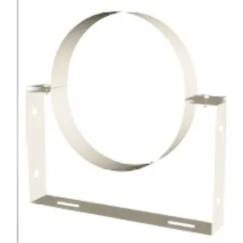 Komín Stěnová objímka Almeva LIL DN 125/180, černá