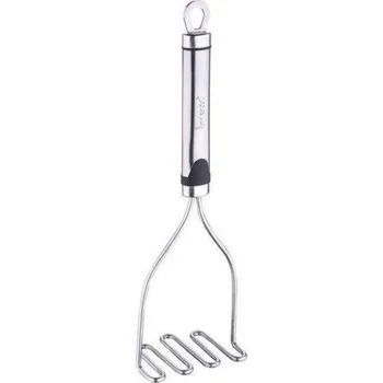 Příborník do zásuvky Šťouchalo na brambory Bergner Gizmo / 29 cm / nerezová ocel / stříbrná / černá