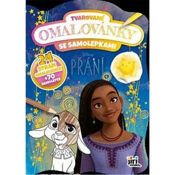 omalovánky Přání - Tvarované omalovánky se samolepkami