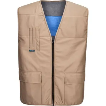 Pánské oblečení PortWest | Chladivá vesta - Khaki / S/M / M / khaki