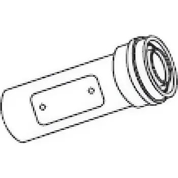 Kanalizační potrubí Trubka s hrdlem 0,25m - revizní Almeva AL2 DN 60/100, černá