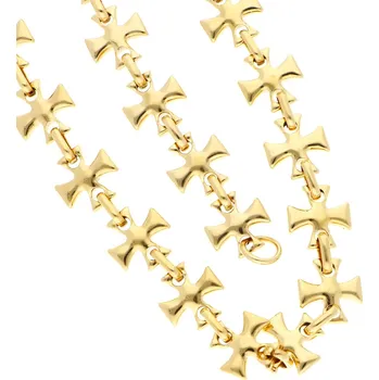 Řetízek Ewena ŘETÍZEK A NÁRAMEK Z CHIRURGICKÉ OCELI Gold + dárkové balení