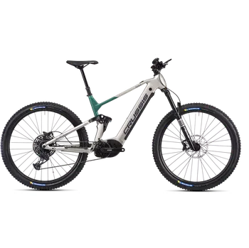 CRUSSIS e-Full 10.10 20 Ah 29" stříbrné/zelené 2025, 17"