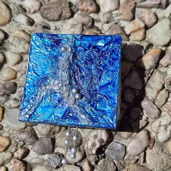 Brož Modrý obraz brož