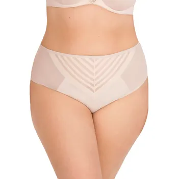 Kalhotky Dámské kalhotky 811 Yoko beige - GORSENIA Béžová 4XL