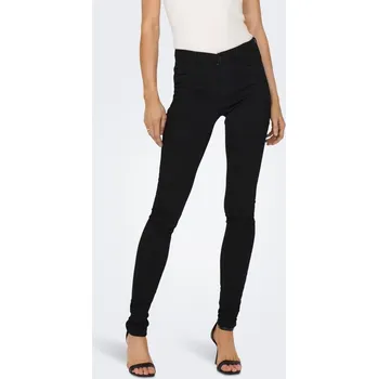 Dámské džíny Only Rain Skinny Jeans Black Denim XS L30