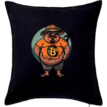 Polštář Hodler v důchodu - Polštář 50x50 - 50x50 - Pouze potah ( Černá )