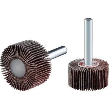 Rhodius 305120 RHODIUS FS, 10 kusů vějířové brusky 30 x 15 x 6,0 mm, Korn 80, Topline, pro nerezovou ocel, ocel, dřevo 1