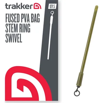 Trakker Dřík do inline olov Fused PVA Bag Stem - Ring Swivel 5ks