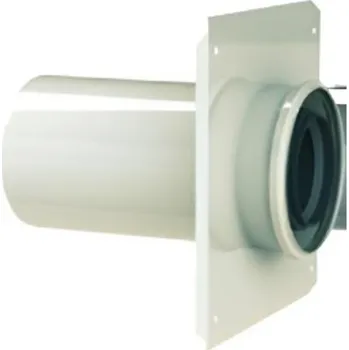 Kouřovod Trubkový díl s lemem Almeva LIL DN 110/160, černá