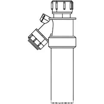 Sifon Sifon Zeus (pro přetlak) vývod 40mm Almeva ZUB DN 40, černá