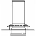 Komínová nerezová hlavice flex (komplet) Almeva FLEX (DN160-200 mm) DN 200, černá