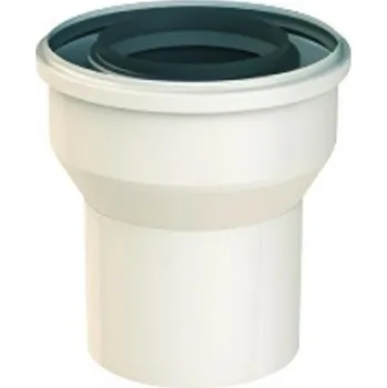 Kouřovod Kotlová redukce (na DN60/100) Almeva LIL DN 80/125, černá