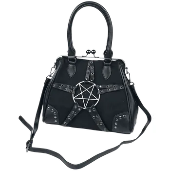 Kabelka Kabelky Gotika z Banned Alternative - Pentagram - Ženy - černá