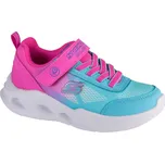 Modro-růžové dívčí tenisky Skechers Sola Glow - Ombre Deluxe 303714L-PKTQ Velikost: 31