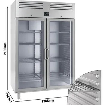 Mraznička G.Gastro Mrazák (GN 2/1) - se 2 skleněnými dveřmi