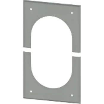 Kanalizační potrubí Krycí deska dvojdílná Almeva LAB DN 110/160, černá