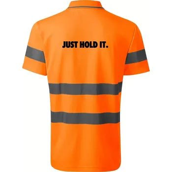 Just hold it - HV Runway 2V9 - Reflexní polokošile - L ( Neonově oranžová )