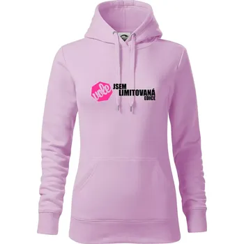 Dámská mikina Jsem limitovaná edice vole - Mikina dámská Cape s kapucí - XS ( Orchid )