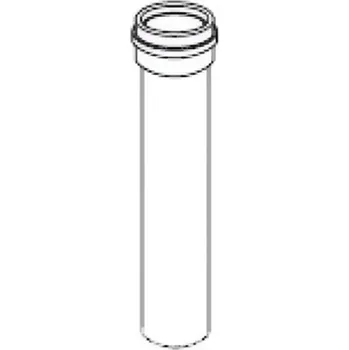 Kanalizační potrubí Trubka s hrdlem 0,25m Almeva AL1 DN 80, černá