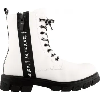 Dámské kozačky Dámská kotníková obuv RIEKER Z9111-80 bílá #Velikost: 41