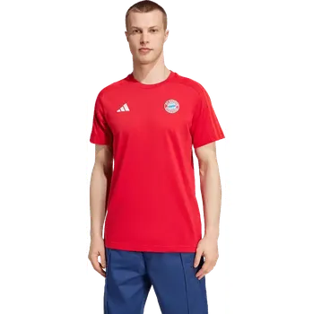Pánské tričko Pánské fotbalové tričko Adidas FC Bayern 25/26 Tee červené