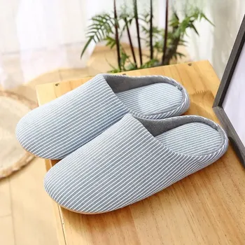 Dámské pantofle pantofle typu japonki z bavlny Barva: Tmavě Modrá, Velikost: 27