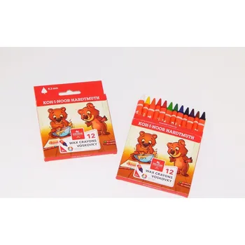 Koh-i-noor voskovky trojhranné tenké 8,2 mm - 12 ks