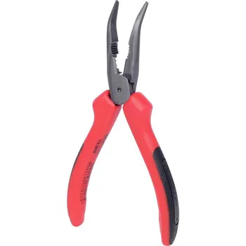 Kleště KS Tools 1192018 ploché jehlové kleště 45° zahnuté nástrojová ocel 165 mm