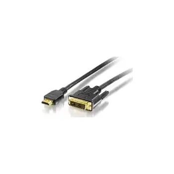 Audio kabel equip HDMI/-DVI Digital Adapter Cable 3,0m, černý, HQ (119323)