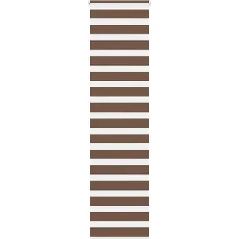 Roleta Zebra roleta hnědá 65x200 cm šířka látky 60,9 cm polyester