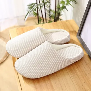 Dámské pantofle pantofle typu japonki z bavlny Barva: Khaki, Velikost: 26