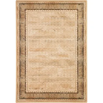 Koberec Kusový koberec vlněný Dywilan Omega Lava Medový 2 béžový Rozměr: 100x150 cm