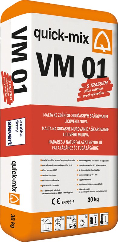 Quick mix VM 01 šedá 30 kg od 317 Kč - Zbozi.cz
