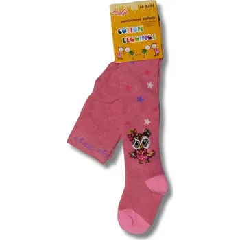 Dívčí punčocháče Kugo P9990 růžové