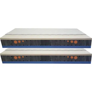 Matrace Bazyl.cz Matrace DELMAR LATEX Q-GEL 7 zón 25cm AKCE 1+1 - 80x200cm