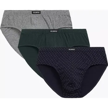 Slipy Atlantic slipy 3MP 179 SZM/CZA/SZG3 - 3ks - mix, M (Pánské slipy)