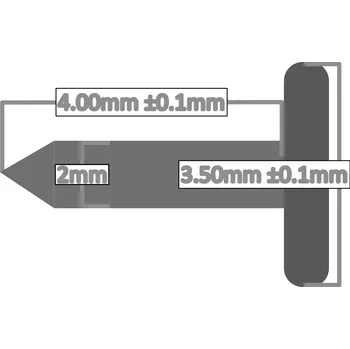 Vrut M2 vrut Délka šroubu: 4mm