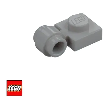 Stavebnice LEGO LEGO® Dílky LEGO Podložka 1x1 upravená / 4081b 41632 Barva: Světle-Šedá 4081b
