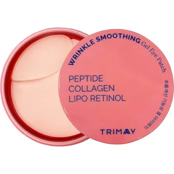 Péče o oční okolí TRIMAY - WRINKLE SMOOTHING GEL EYE PATCH - Vyhlazující gelové polštářky pod oči s retinolem a kolagenem 60 ks
