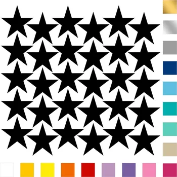 Pastelowe Love Pastelowe Love® samolepka na zeď - malé hvězdičky - 021 - žlutá Sada samolepek