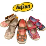 Befado papuče baleríny - suchý zip dívčí Velikost: 34