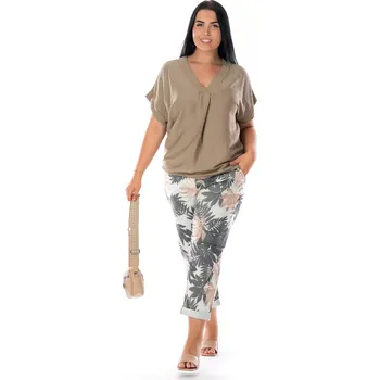 Dámské kalhoty Dámské kalhoty NIKKI 42 Světle béžová