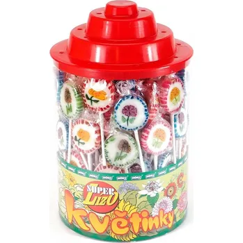 Bonbon HORS Květinky roksové lízátko 10g/150ks/