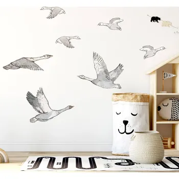 Pastelowe Love Pastelowe Love® samolepky na zeď husy Sada samolepek