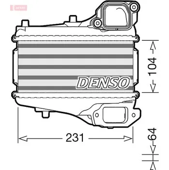 Chladič motoru Chladič turba DENSO DIT40001
