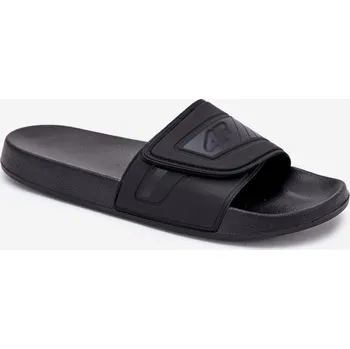 Pánské mokasíny Pánské sandály Na Suchý zip 4FMM00FFLIM091-20S Barva: Černá, Velikost: 43